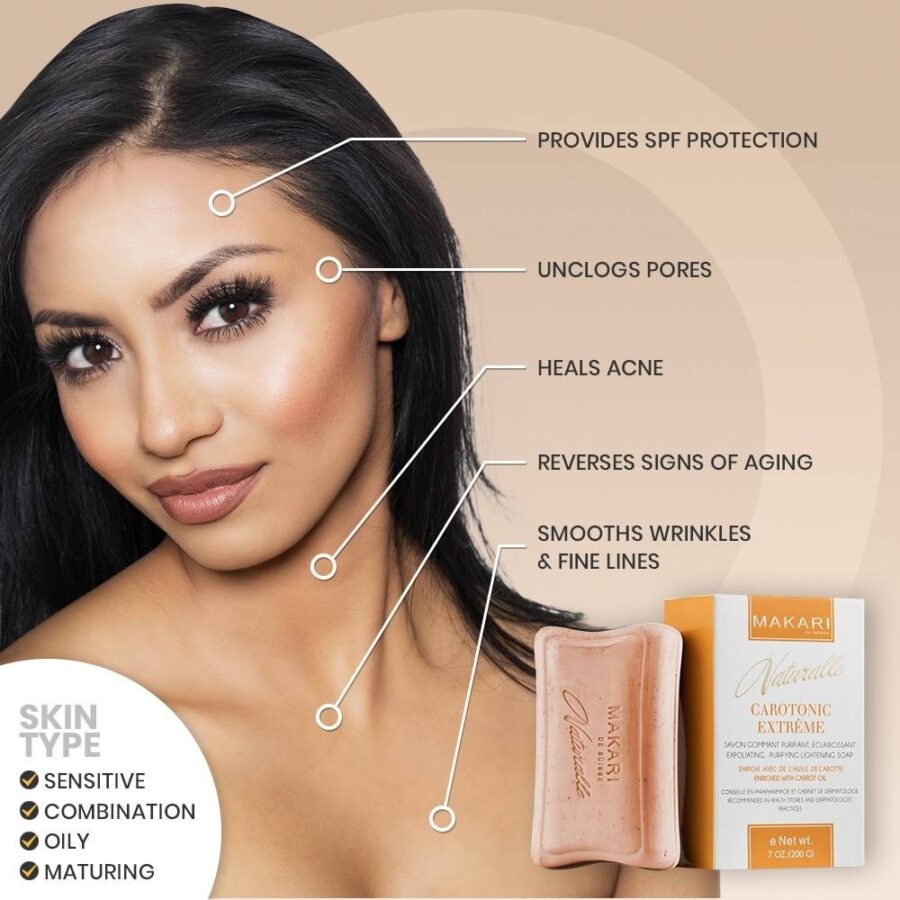 Makari Naturalle Carotonic Extreme Glow, Renewing Complexion Soap