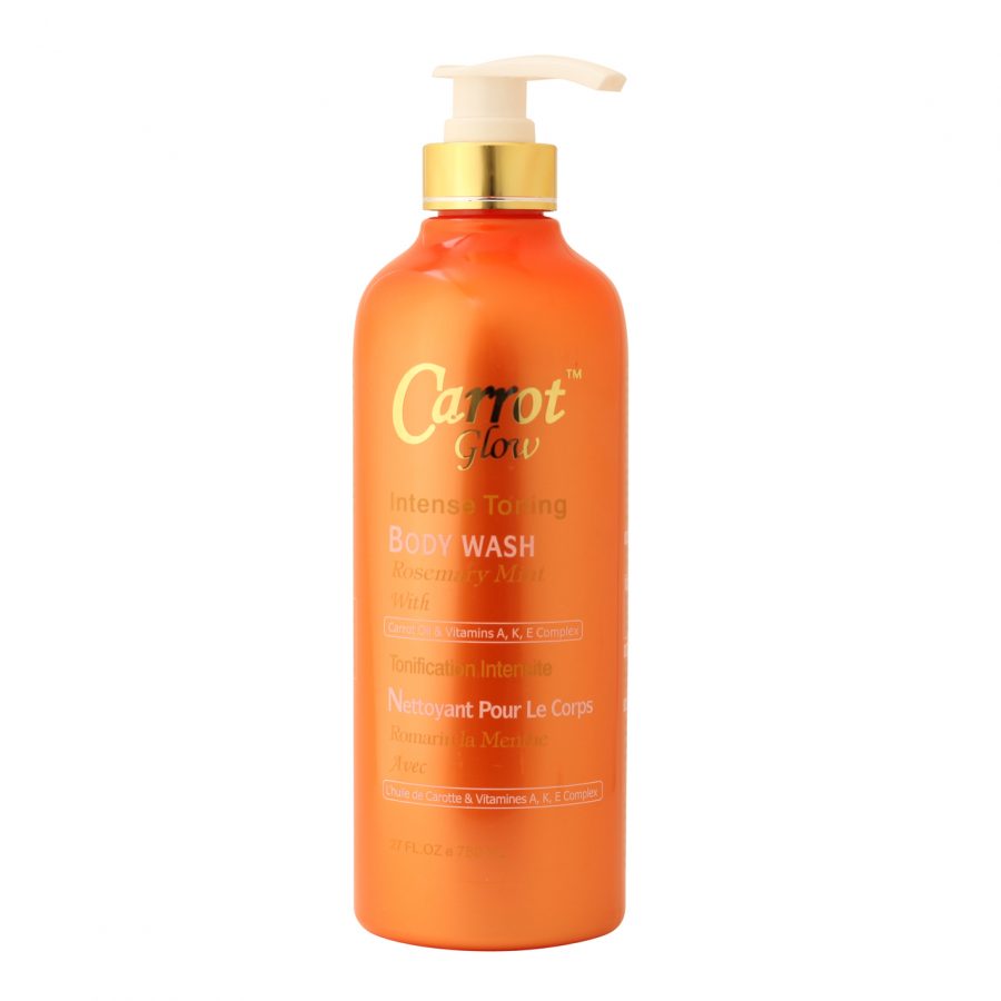 Carrot Glow Toning Body Wash 'Rosemary Mint