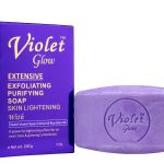 Violet Glow Exfoliating & Purifying Skin Lightening Soap
